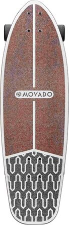 Серф-скейтборд Tropical Vintage Retro Cruiser лонгборд вінтажний ретро-круїзер тропічний ABEC-11 високошвидкісний унісекс повний комплект Deck 1 для карвінгу серфінгу по асфальту дерев'яна дека оригінал 2025