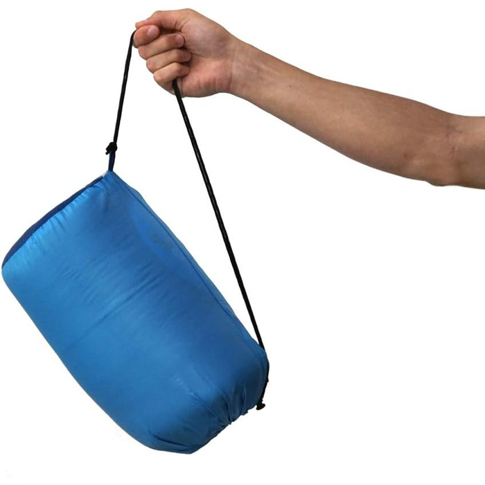 Дитячий спальний мішок Dream Express від Outdoorer - ковдра-спальний мішок для дітей, з бавовняною підкладкою, синій/жираф