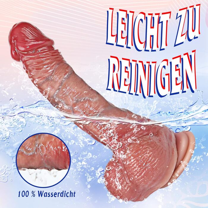 Фалоімітатор Warkart, з рухомою крайньою плоттю та гнучкими яєчками