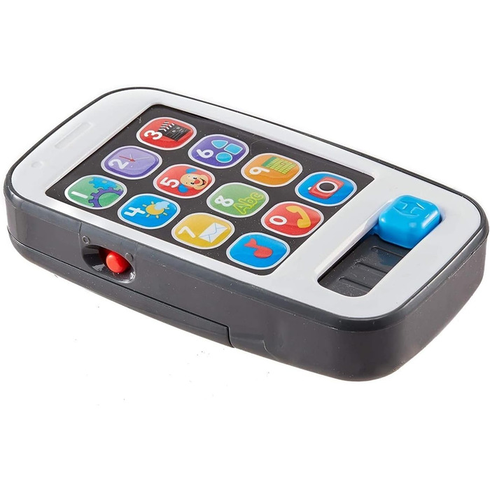 Смартфон Fisher-Price Learning Fun - інтерактивна дитяча іграшка з 20 піснями та звуками, розвиває дрібну моторику та координацію