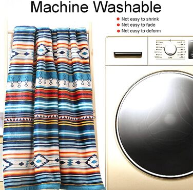 Плед Hggzeg з коралового флісу, пухнастий, м&39який плед для дивана, тепле покривало, різнокольоровий смугастий візерунок, дорожній плед для спальні, вітальні, офісу (кольорові смужки) кораловий 150 x 200 см