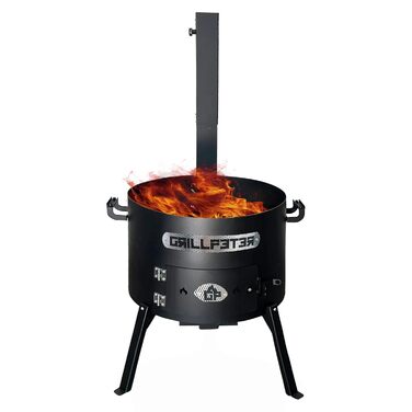 Піч для казана Utschak Asamat Ø50 см з димоходом, 22 літри