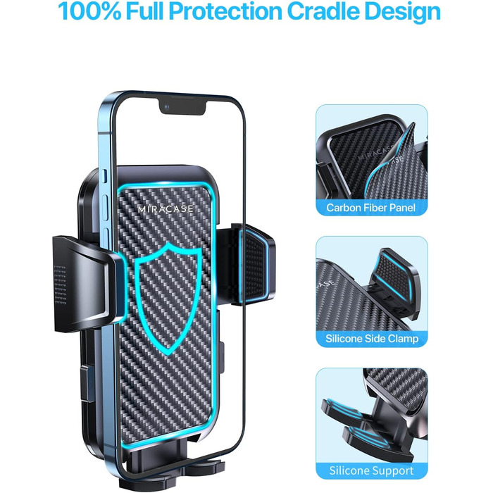 Автомобільний тримач для мобільного телефону Нековзний автомобільний тримач для мобільного телефону для вентиляційних отворів авто