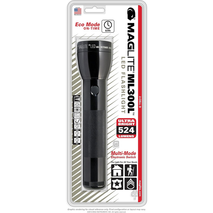 300l Flshlgt2d Blk, 300l Flshlgt2d Blk