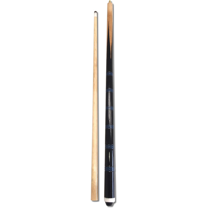 Більярдний кий Wagner Automaten 2xBilliard, двосекційний ECO, чудового вигляду 10 змінних гвинтів, шкіряний, чорно-синій
