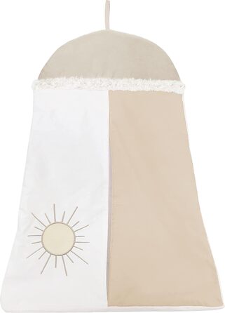 Дитяча дитяча хлопчик або дівчинка 4 шт. Комплект постільної білизни для дитячого ліжечка Нейтральний світло-коричневий бежевий сл