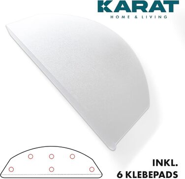 Килимки для сходів 15 шт 65 х 23,5 см прозорий KARAT