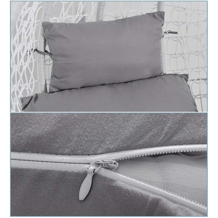 Подушка для підвісного крісла-гойдалки Подушка для підвісного крісла для використання на вулиці, в саду, на терасі, накладки на подушки для підвісних крісел-гойдалок (не включає підвісні крісла)