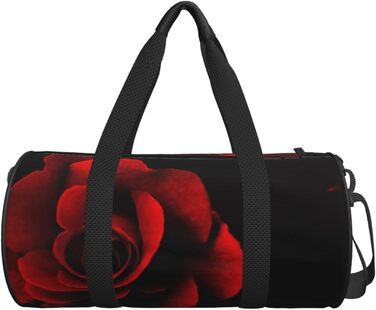 Біла Тигриця Містка дорожня сумка для подорожей, легка та довговічна, ідеальний подарунок для походів, відпустки, ділових поїздок та іншого, колір червона троянда, універсальний розмір