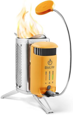 Дров'яна піч Biolite CampStove 2 та зарядний пристрій USB