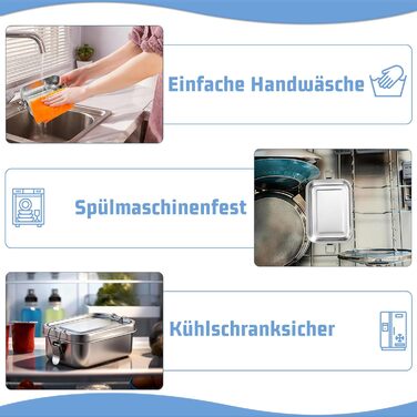 Набір ланчбоксів Homikit з розділеннями, 2 шт., 850 мл, нержавіюча сталь. Металеві контейнери для обіду, сніків, герметичні, з ущільнювальним кільцем для школи, офісу, пікніка. Можна мити в посудомийній машині.