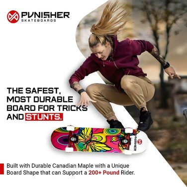 Скейтборд Butterfly Jive з канадським кленом, 31 дюйм