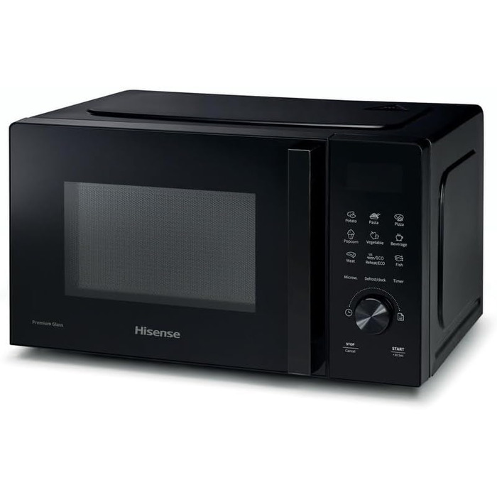 Тільки MWO, 20 л, відкривання дверцят зліва, LED-дисплей з кнопками, 9 функцій, максимальна потужність 700 Вт, 20MOBSD1H