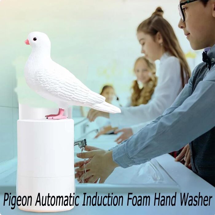 Автоматичний дозатор мила Pigeon, автоматична індукційна піна для миття рук Pigeon, електричний дозатор рідкого мила, електричний