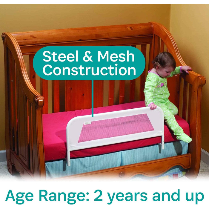 Сітчасте бортико для ліжечка KidCo, білий колір, KidCo