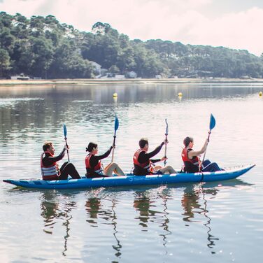 Каяк Spinera Hybris для 1/2/3 або 4 осіб повністю надувний міцний матеріал SpinTex та дно з низькою прострочкою стабільний та легкий ідеальний універсальний каяк для відпочинку Hybris 510 (4 особи)