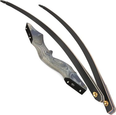 Рекурсивний лук MILAEM 60" (152 см), 30–60 фунтів, праворукий, дерев’яна рукоятка