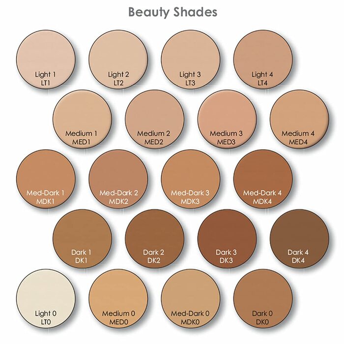 Палітра кремової основи Mehron Make-up Celebre Pro-HD Cream 20 кольорів Палітра 20 кольорів для макіяжу обличчя та тіла