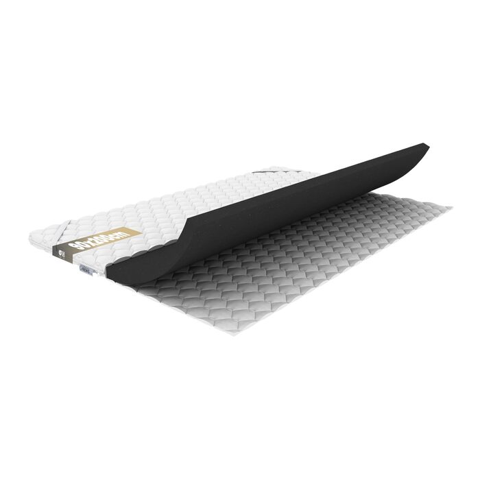 Наматрацник REM-Sen, 90x200 см, висота 6 см, рівень жорсткості 5 (H5). Виготовлений з дуже міцного пінополіуретану з тришаровим мембранним покриттям. Підходить для диванів або будь-якої іншої зони відпочинку. Сертифіковано Oeko-Tex. H5 90 x 200 см