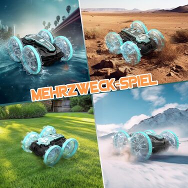 Автомобіль-амфібія Korffe Автомобіль на дистанційному керуванні від 4 5 6 7 8 9 років, різдвяні подарунки на день народження Хлопч