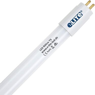 Світлодіодна трубка eLITe T5, 51,7 см, 7 Вт, дуже яскрава, 720 лм, 840, 4000 кельвінів, універсальний білий, ТІЛЬКИ ДЛЯ EVG, 140 градусів, однорідне світло, довговічність 50 000 год, гарантія 3 роки