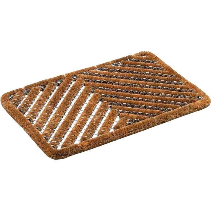 Килимок для вулиці Astra, килимок з кокосового волокна, килимок для вловлювання бруду, килимок зі щітки, всепогодний килимок - міцний натуральний килимок для дверей, 40x60 см (прямокутний)