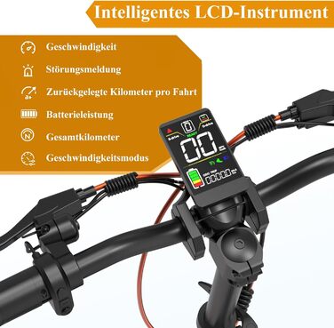 Серії S, електричний самокат, пробіг 40-90 км, 48/60V 13/18/26Ah, з подвійною амортизацією спереду і ззаду, складний самокат E поз