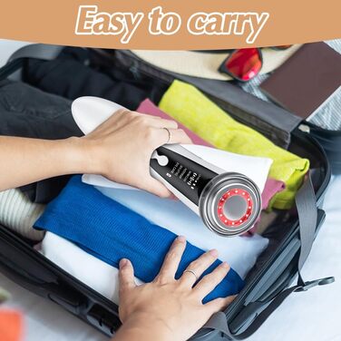 Електричний масажер для обличчя Gohytal, масажер для обличчя для усунення зморшок, проти зморшок і старіння, вібромасажер з технологією для підтяжки обличчя, глибокого очищення, усунення зморшок