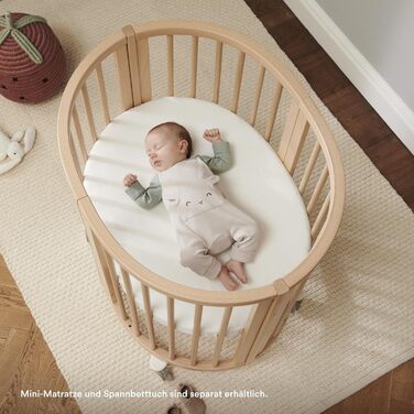 Подовжувач ліжка Stokke Sleepi V3, колір Hazy Grey - Трансформує міні-ліжко Sleepi - Розширює ліжко до 141 см - Підходить для дітей віком до 5 років - Матрац продається окремо
