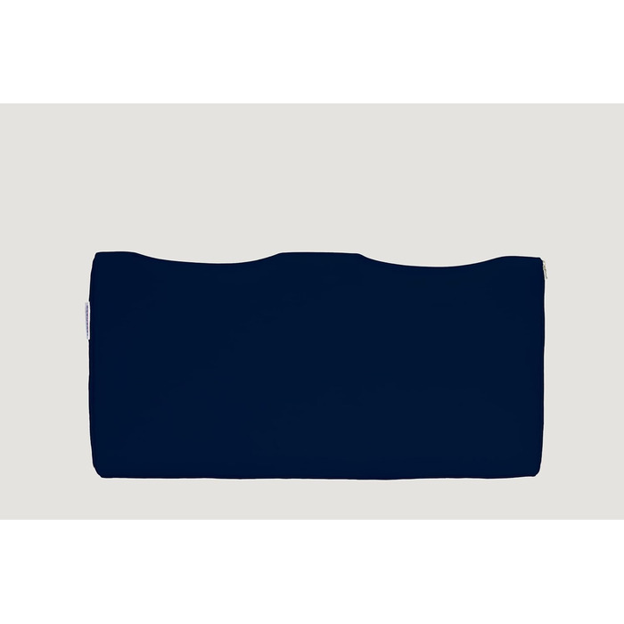 Нудистський лімфодренажний клин для ніг fulcio752 70x55x28 см, штучна шкіра сапфірово-блакитного кольору, лімфатична подушка