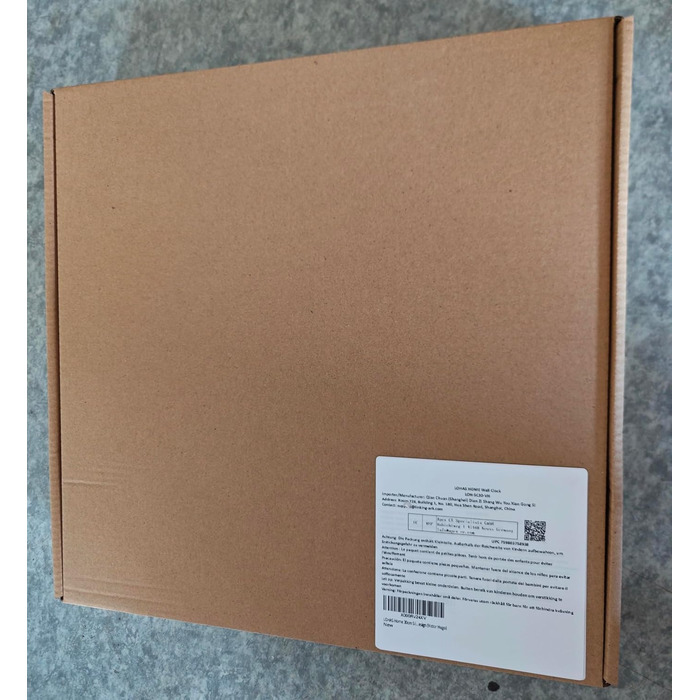 Дерев'яний настінний годинник LOHAS Home 12 дюймів/30 см / кухонний годинник в стилі кантрі Безшумне не цокання для кухні, домашнь