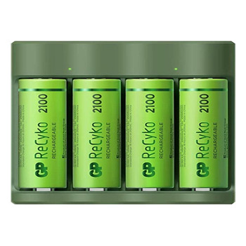 Комплект із 4 USB-зарядних пристроїв/касет GP, 2 порти