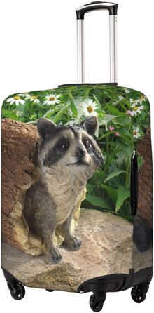 Чохол для валізи Єнот, еластичний захисний чохол від подряпин та пилу, чорний, розмір 90