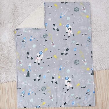 Комплекти постільної білизни для дитячого ліжечка Brandream Galaxy для хлопчиків, космічний дитячий набір із 3 предметів ковдра дл