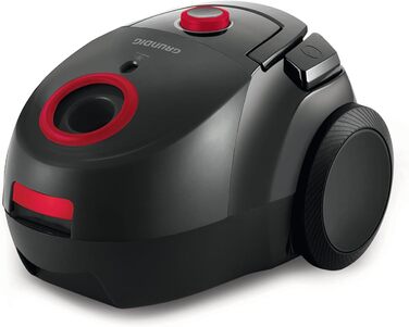Пилосос із мішком Grundig VCC 3850 A, 800 Вт, 2,1 л, чорний/червоний