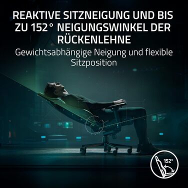 Ігрове крісло з адаптивною поперековою підтримкою (амортизація з піноматеріалу високої щільності, екологічно чиста шкіра EPU без розчинників, 4D підлокітники) Чорний Чорний Iskur V2, 2 -
