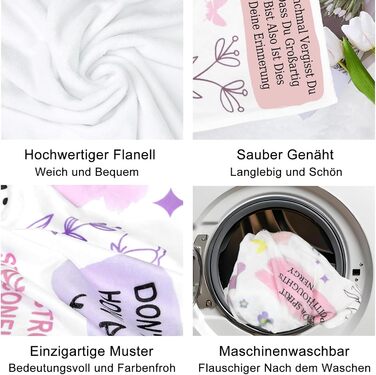 Подарункова ковдра для найкращої подруги 150 x 200 см Персоналізована ковдра для обіймів, натхненний подарунок для дружби для жінки, дівчини, сестри на день народження, різдвяний подарунок для обіймів 150x200 см