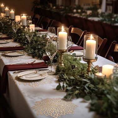 Набір з 6 круглих ПВХ-килимків, що миються Килимок миється Килимки круглі, термостійкі 38 см Килимок миється нековзний Килимок зол