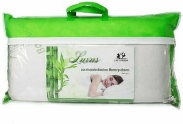 Бамбукова подушка для шиї, 40x80 см, в&39язкопружна піна з пам&39яттю форми, гелева піна