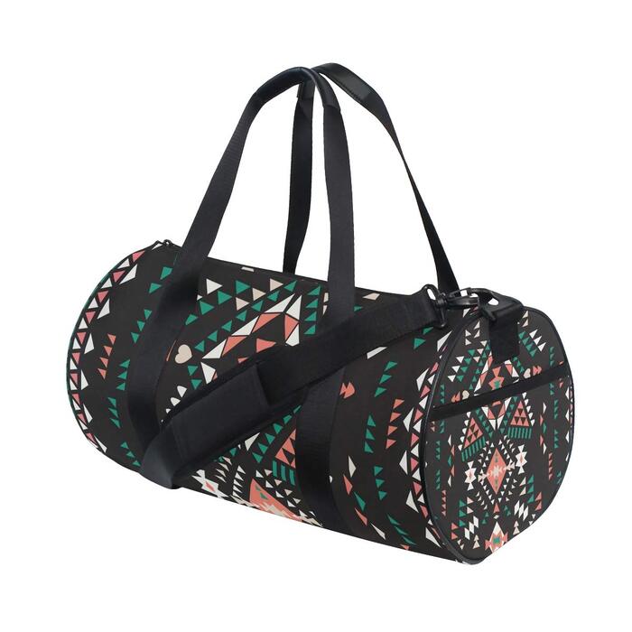 Спортивна сумка з вінтажним етнічним принтом, з міцної тканини, дорожня сумка, сумка на вихідні, сумка для чоловіків та жінок, для спорту та подорожей