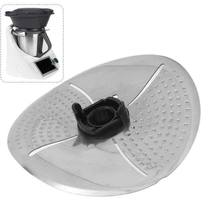 Кришка ножа, Кришка леза для кухонних машин Захисна кришка головки різака з нержавіючої сталі Захисний чохол для Thermomix Tm5 Tm6 Tm31, 6