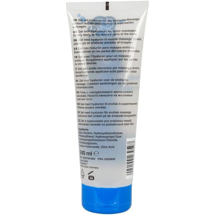 Водний гель-лубрикант KlatschNass, 240 мл