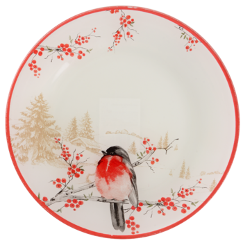 Тарілка десертна Viva NY Winter Bird, 19 см (7109510)