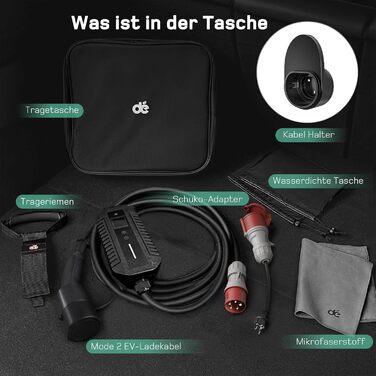 М 3-фазний 6-16A d Зарядний кабель CEE 16A до типу 2 з регульованою потужністю зарядки для портативної зарядної станції для електр