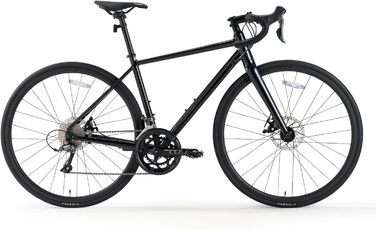 Шосейний велосипед ROCKBROS Spin W2M з алюмінієвою рамою 700C, коробкою передач Claris 2x8 швидкостей, механічними дисковими гальмами, легкий шосейний велосипед для чоловіків та жінок, комфорт та контроль на довгих дистанціях, темно-фіолетовий, розмір L