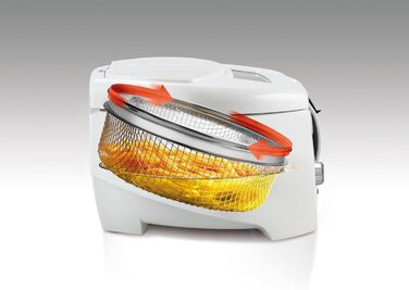 Фритюрниця, 1800 Вт, 1,2 літра, нержавіюча сталь, білий, 28211. W1 RotoFry