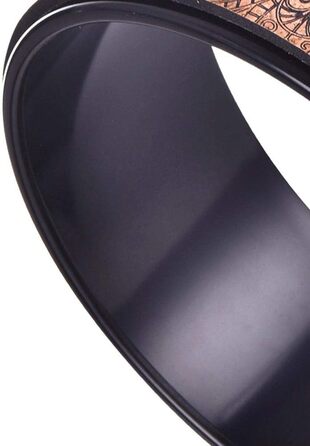 Колесо для йоги Liery, колесо для йоги з натурального корку, фітнес-колесо, порожнисте покращення, нахили назад, розтяжка, пілатес, кругова йога, аксесуар