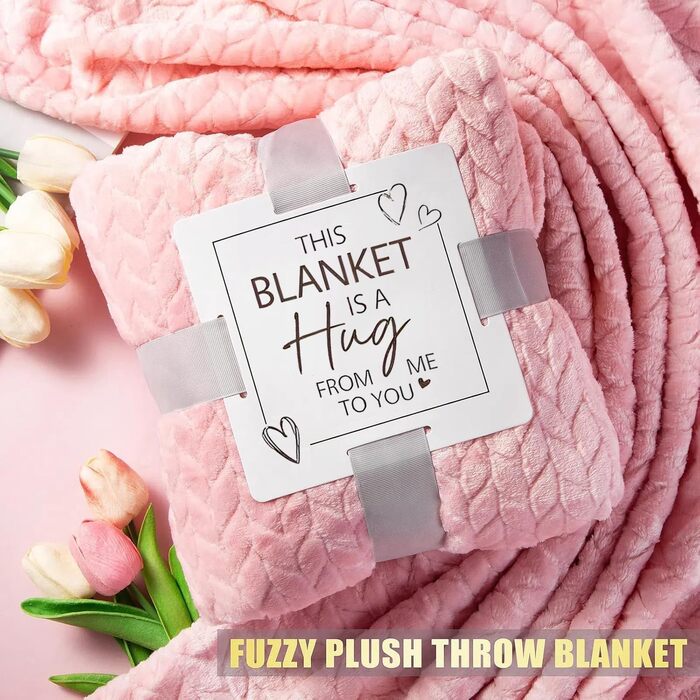 Подарунки для жінок, подарунковий набір для найкращої подруги, м&39які подарунки-ковдри для дівчини, мами, бабусі, сестри, дружини з винним келихом з нержавіючої сталі об&39ємом 40 унцій як подарунок на Різдво чи день народження, чудово, що ти існуєш