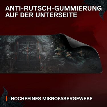 Ігровий килимок для миші - Diablo IV Edition - Розмір XXL і товстий матеріал - Ідеально підходить для всього робочого столу - Опти