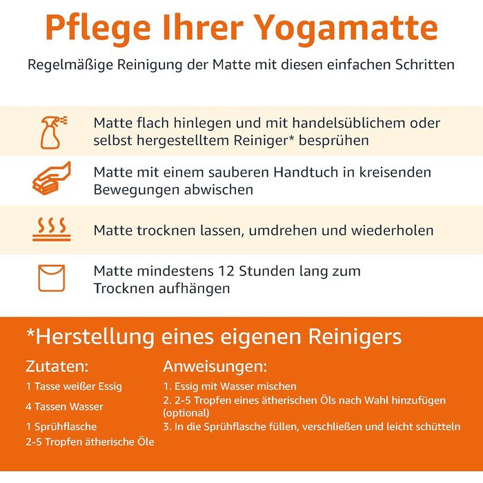 Килимок для йоги Storeo Basics, нековзний, надзвичайно товстий, килимок для пілатесу та гімнастики, 183 x 61 x 1 см, чорний